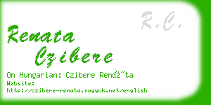 renata czibere business card